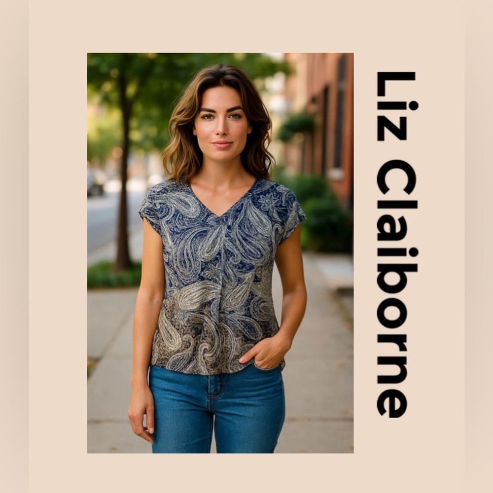 Women’s Liz Claiborne Dress Blouse Size Large NWOT